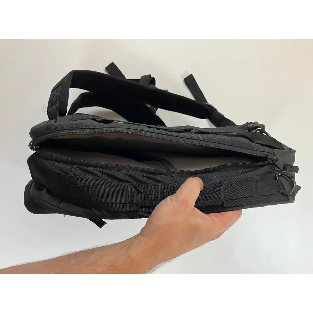 Timbuk2 Black Laptop Backpack Convertible Travel Commuter Work Bag Tech